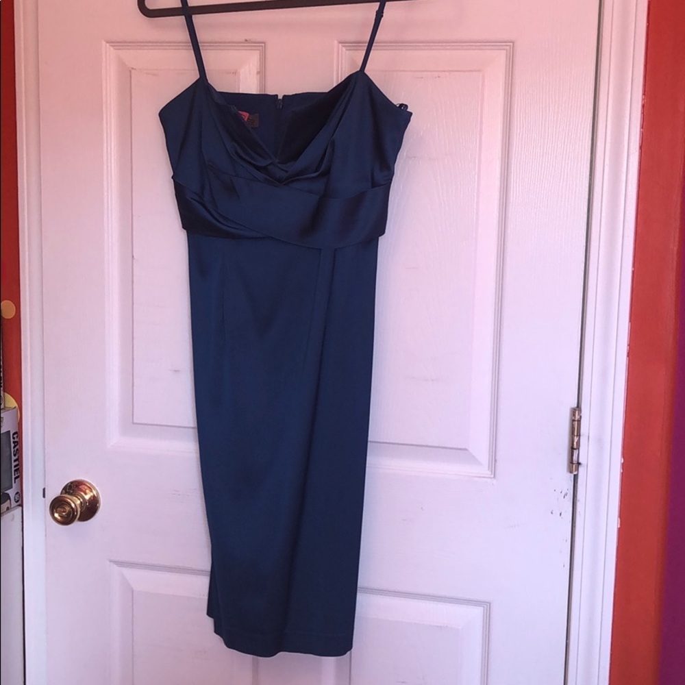 Donna Ricco size 8 blue evening dress